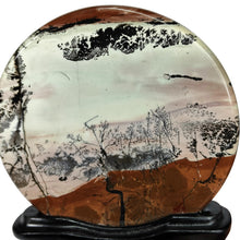 Load image into Gallery viewer, Dendritic Picture Jasper Disc # 105