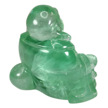 Load image into Gallery viewer, Green Fluorite Buddha # 63