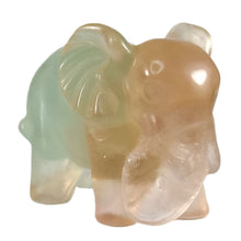 Load image into Gallery viewer, Rainbow Fluorite Elephant # 77