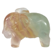 Load image into Gallery viewer, Rainbow Fluorite Elephant # 77