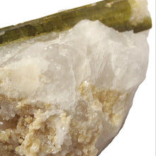Load image into Gallery viewer, Green Tourmaline in Quartz Specimen # 135