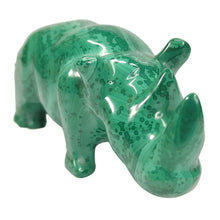 Load image into Gallery viewer, Malachite Rhino # 22