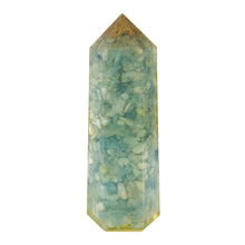 Load image into Gallery viewer, Aquamarine Resin Chip Point