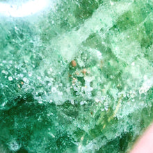 Load image into Gallery viewer, Green Strawberry Quartz Heart # 187