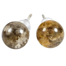 Load image into Gallery viewer, Scenic Garden Quartz Sterling Silver Stud Earring # 194