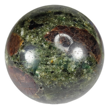 Load image into Gallery viewer, Star Garnet in Diopside Sphere # 133