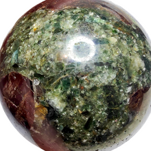 Load image into Gallery viewer, Star Garnet in Diopside Sphere # 133