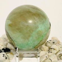 Load image into Gallery viewer, Green Moonstone Sphere # 142