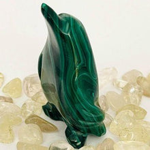 Load image into Gallery viewer, Malachite Penguin # 179