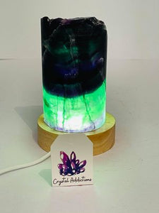Rainbow Fluorite Lamp #180