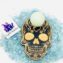 Load image into Gallery viewer, Wooden Cut Out Sphere Stands