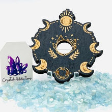 Load image into Gallery viewer, Wooden Cut Out Sphere Stands