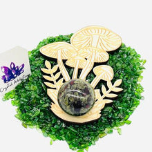 Load image into Gallery viewer, Wooden Cut Out Sphere Stands