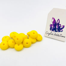 Load image into Gallery viewer, Beads - Silicone Plain Lentils 12mm