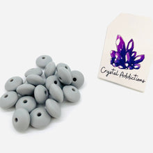 Load image into Gallery viewer, Beads - Silicone Plain Lentils 12mm