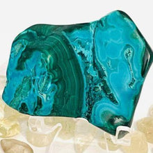 Load image into Gallery viewer, Malachite + Chrysocolla Freeform # 75