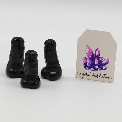 Black Obsidian Detailed Mini Peckers