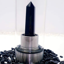 Load image into Gallery viewer, Black Obsidian Stainless Steel Drink Bottle