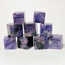 Load image into Gallery viewer, Charoite Cubed Tumble