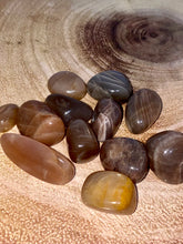 Load image into Gallery viewer, Peach/Chocolate Moonstone Tumble