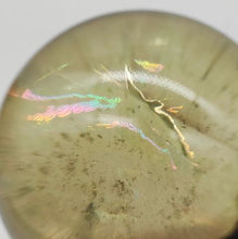 Load image into Gallery viewer, Clear Quartz + Citrine Sphere Wand # 180