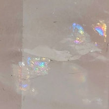 Load image into Gallery viewer, Clear + Rose Quartz Double Point Wand + Black Obsidian Heart # 101