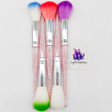 Load image into Gallery viewer, Makeup Brush Long Handle Crystal Chips