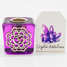 Load image into Gallery viewer, Chakra Glass Candle Holder