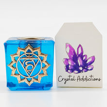 Load image into Gallery viewer, Chakra Glass Candle Holder
