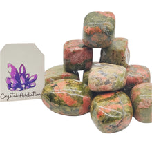 Load image into Gallery viewer, Unakite Tumble