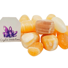 Load image into Gallery viewer, Orange Calcite Tumble