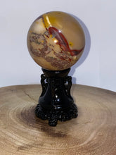 Load image into Gallery viewer, Medium Black Resin Sphere Stand
