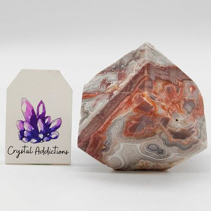Mexican Agate Standing Cube # 25