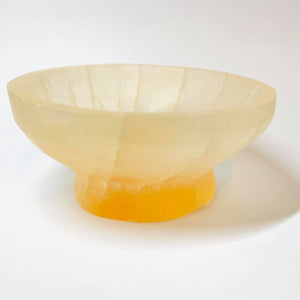 Orange Selenite Bowl