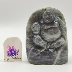 Purple Labradorite Buddha # 105