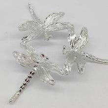 Load image into Gallery viewer, Silver Dragonfly Sphere Holder