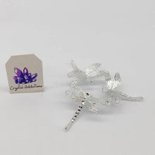 Load image into Gallery viewer, Silver Dragonfly Sphere Holder
