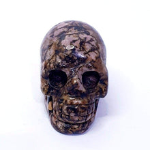 Load image into Gallery viewer, Brecciated Rhodonite Skull #43