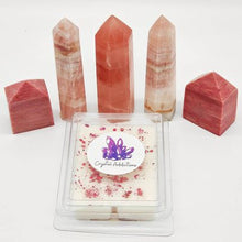 Load image into Gallery viewer, Wax Melts w/Rose Quartz Chips
