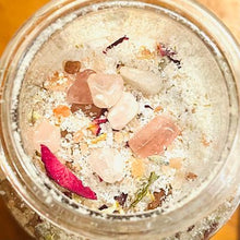 Load image into Gallery viewer, Bath Salts + Crystals - Rose Quartz