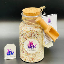 Load image into Gallery viewer, Bath Salts + Crystals - Rose Quartz