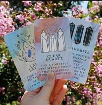 Load image into Gallery viewer, Crystal Affirmations Card Deck