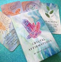 Load image into Gallery viewer, Crystal Affirmations Card Deck
