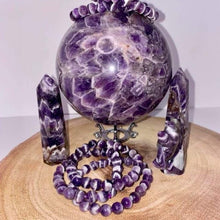 Load image into Gallery viewer, Chevron Amethyst Bracelet