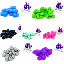 Load image into Gallery viewer, Beads - Silicone Plain Lentils 12mm