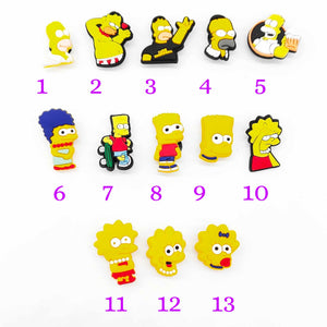 Simpsons Shoe Charms