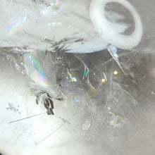 Load image into Gallery viewer, Clear Quartz + Gold &amp; Silver Rutile Sphere # 12
