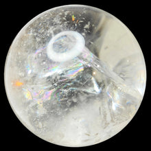 Load image into Gallery viewer, Clear Quartz + Gold &amp; Silver Rutile Sphere # 12
