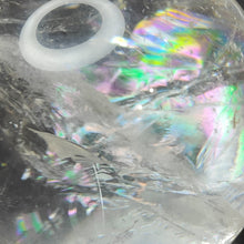 Load image into Gallery viewer, Clear Quartz + Gold &amp; Silver Rutile Sphere # 12
