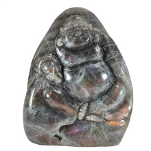 Load image into Gallery viewer, Purple Labradorite Buddha # 153
